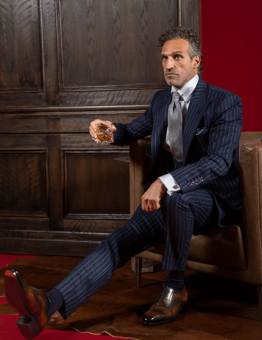 The Pinstripe Suit: An Iconic Men's Fashion Staple, King & Bay Custom  Clothing